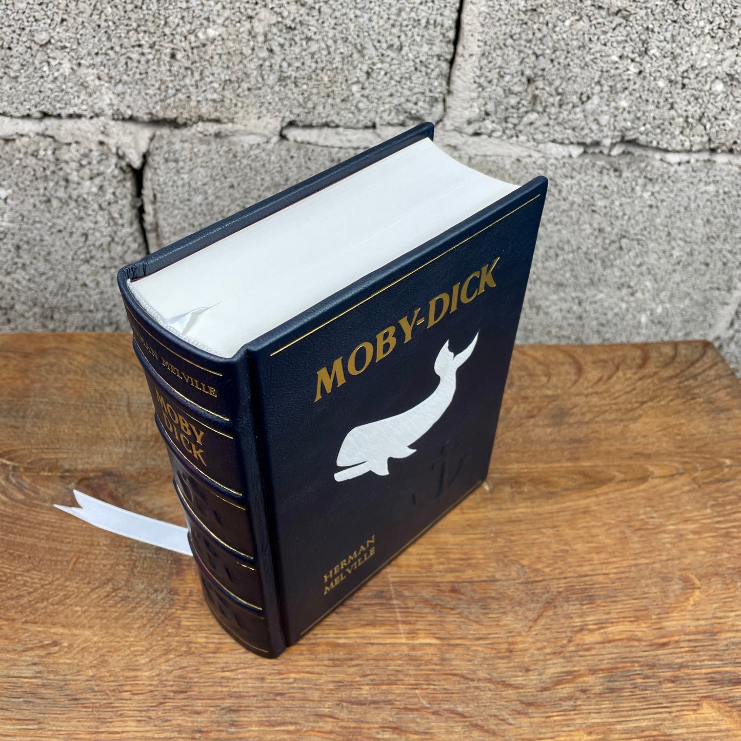 Moby Dick – von Herman Melville - Kunstbuchbindung